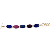 Omala Heliotrope Bracelet - Small Ovals with Toggle Clasp