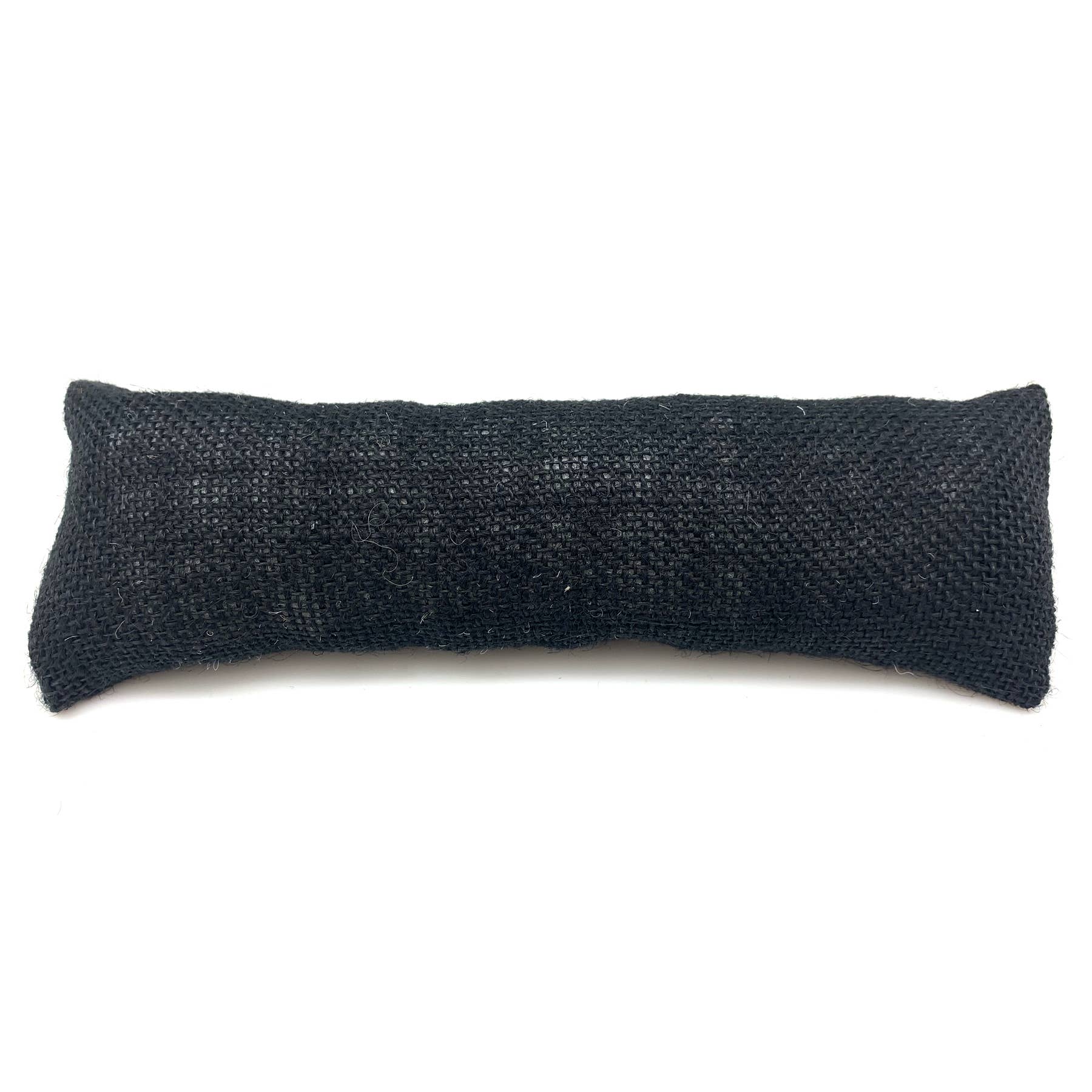 9" Long Burlap Cushion For Bracelets - Black