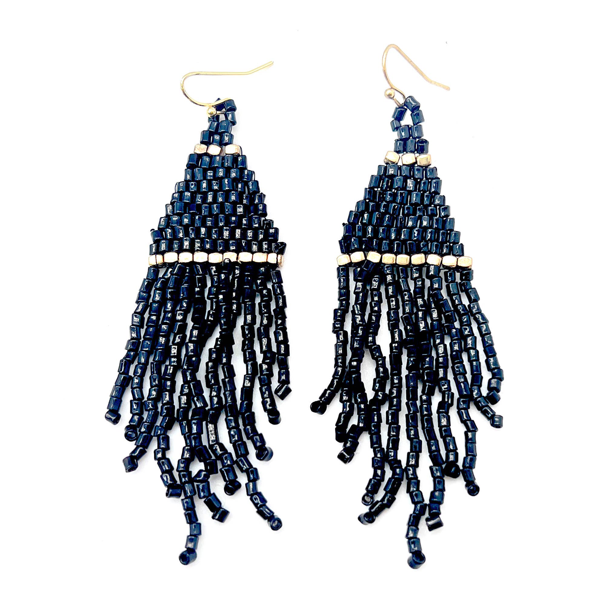 Seed Bead Earring Prepack - 6 Fringe Earrings (no display)