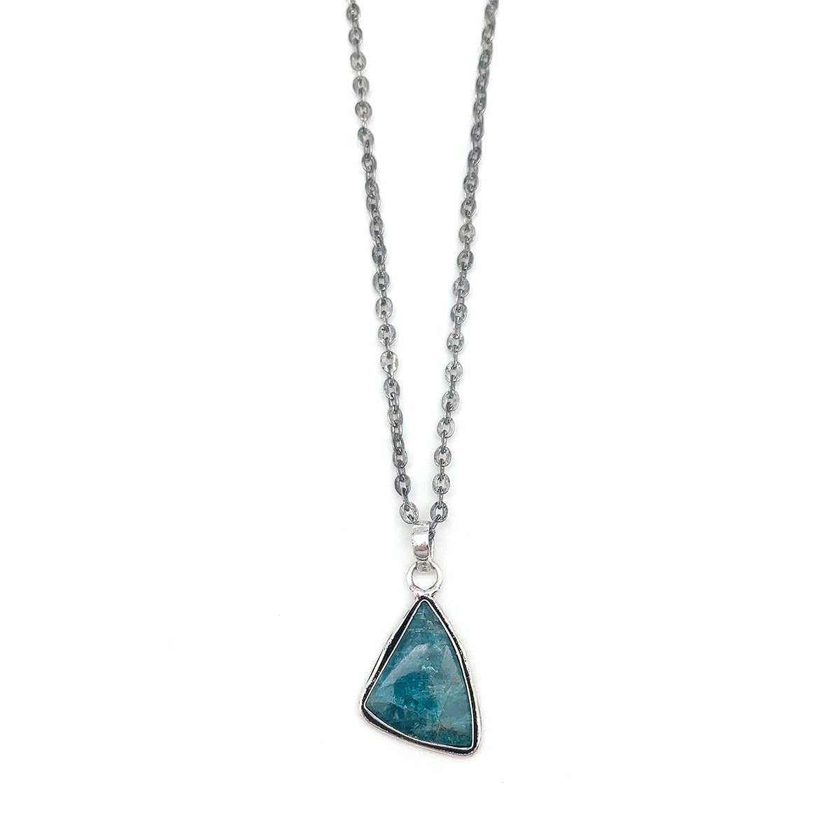 Handcrafted Semiprecious Stone Necklace - Apatite