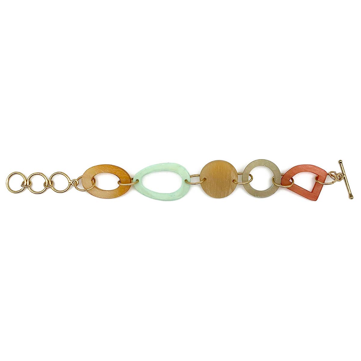 Omala Pleasing Pastels Collection Mixed Link Bracelet
