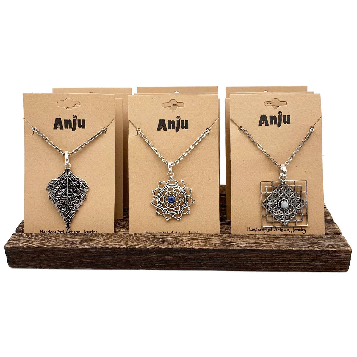 Tanvi Collection Necklace Prepack - 12 Silver and Display