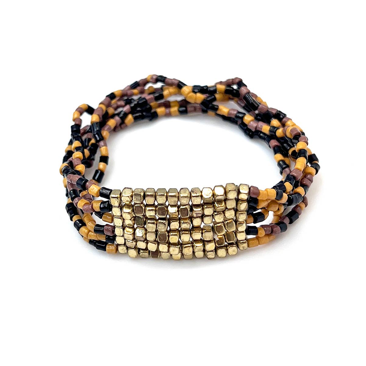 Seed Bead Bracelet Prepack -  12 Bracelets & Display