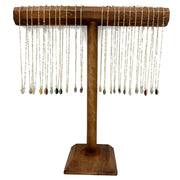 24 GoldPlated Semiprecious Stone Necklace Prepack No Display