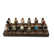 Janya Essential Stone Rings and Display