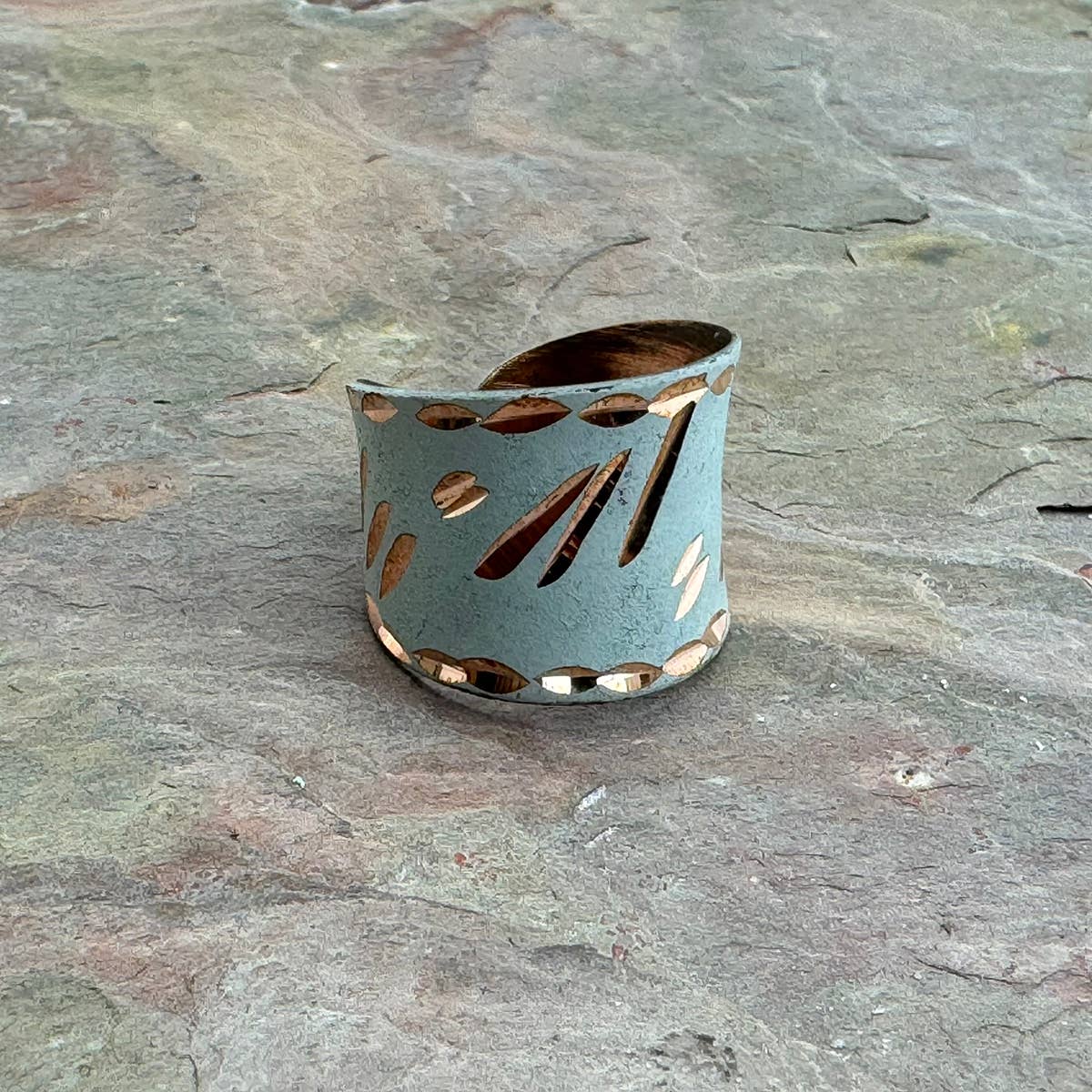 Patina Frosted Flora Ring