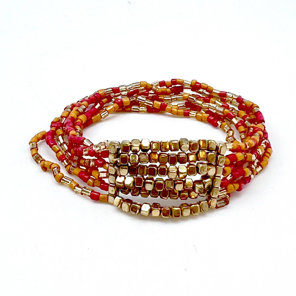 Seed Bead Bracelet Prepack -  12 Bracelets & Display