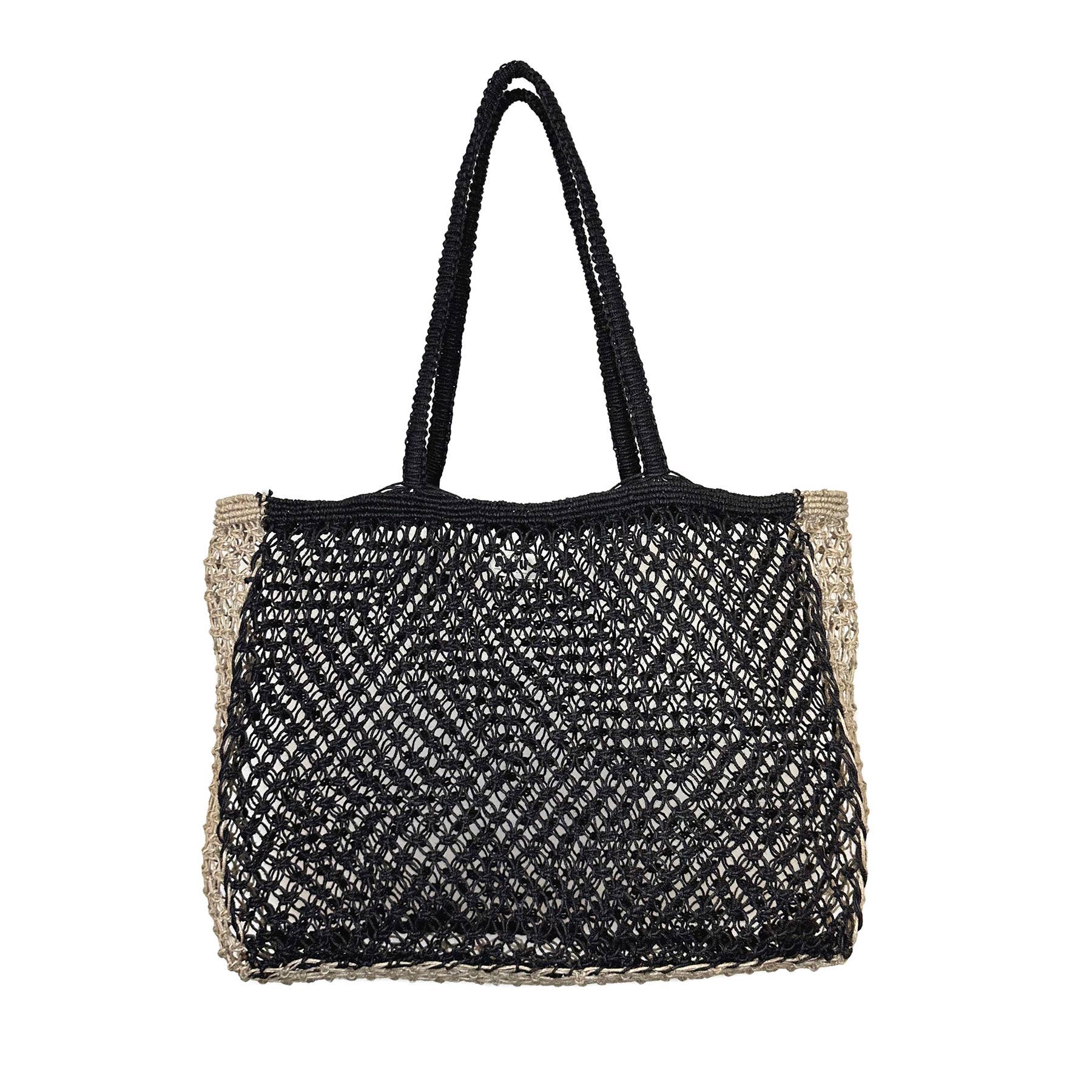 Kai Solid Color handcrafted Beach Bags made with jute