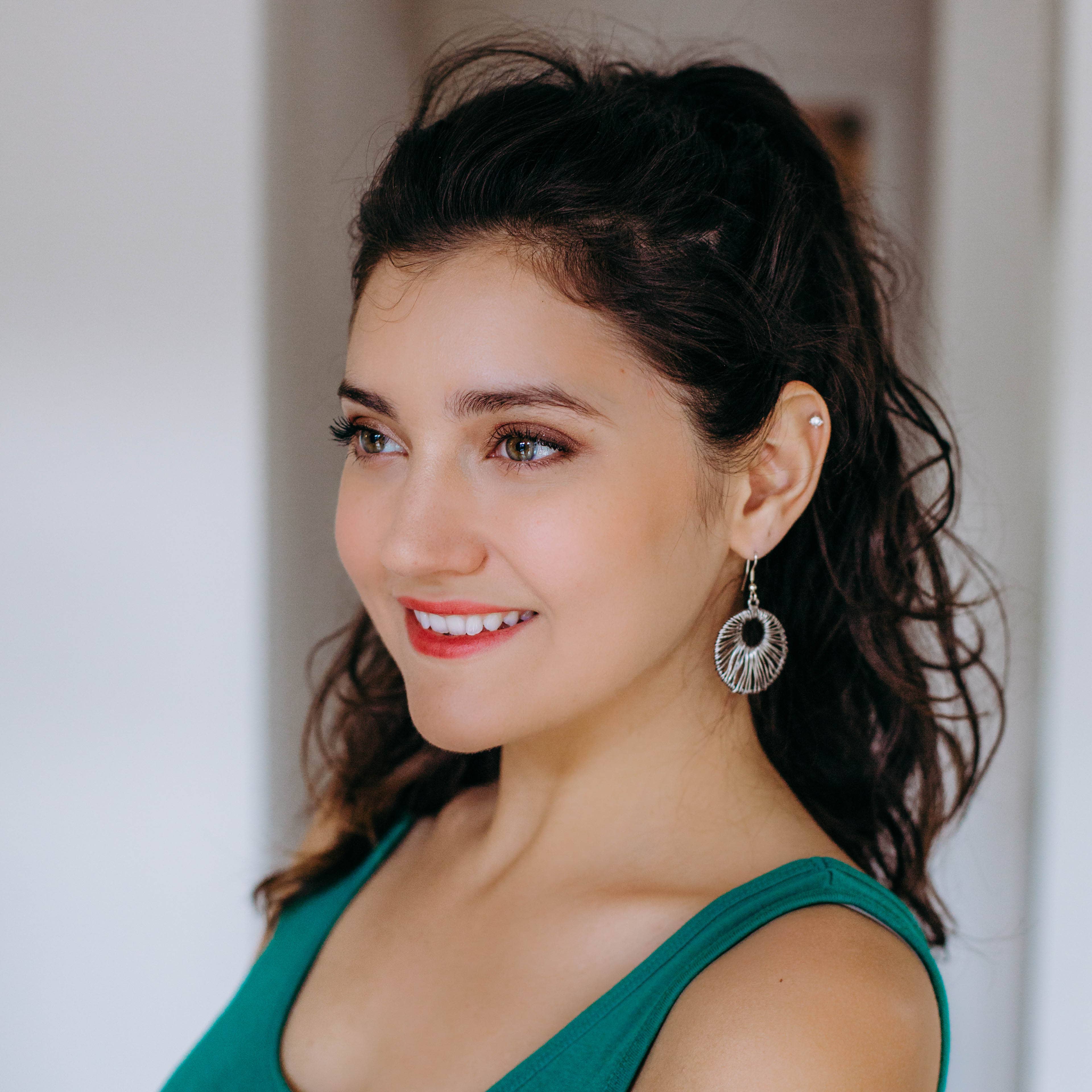 Basketweave Antique Silver Circle in Circle Earrings