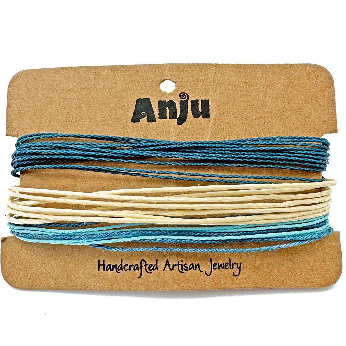 Weave & Wander Marine Layered Bracelet Trio Set