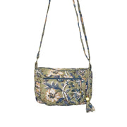 Serenity Medium Messenger Bag - Block Printed Cotton