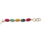Omala Pleasing Pastels Bracelet - Small Ovals with Clasp