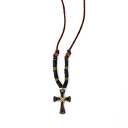 Aadi Rope Cross Necklace