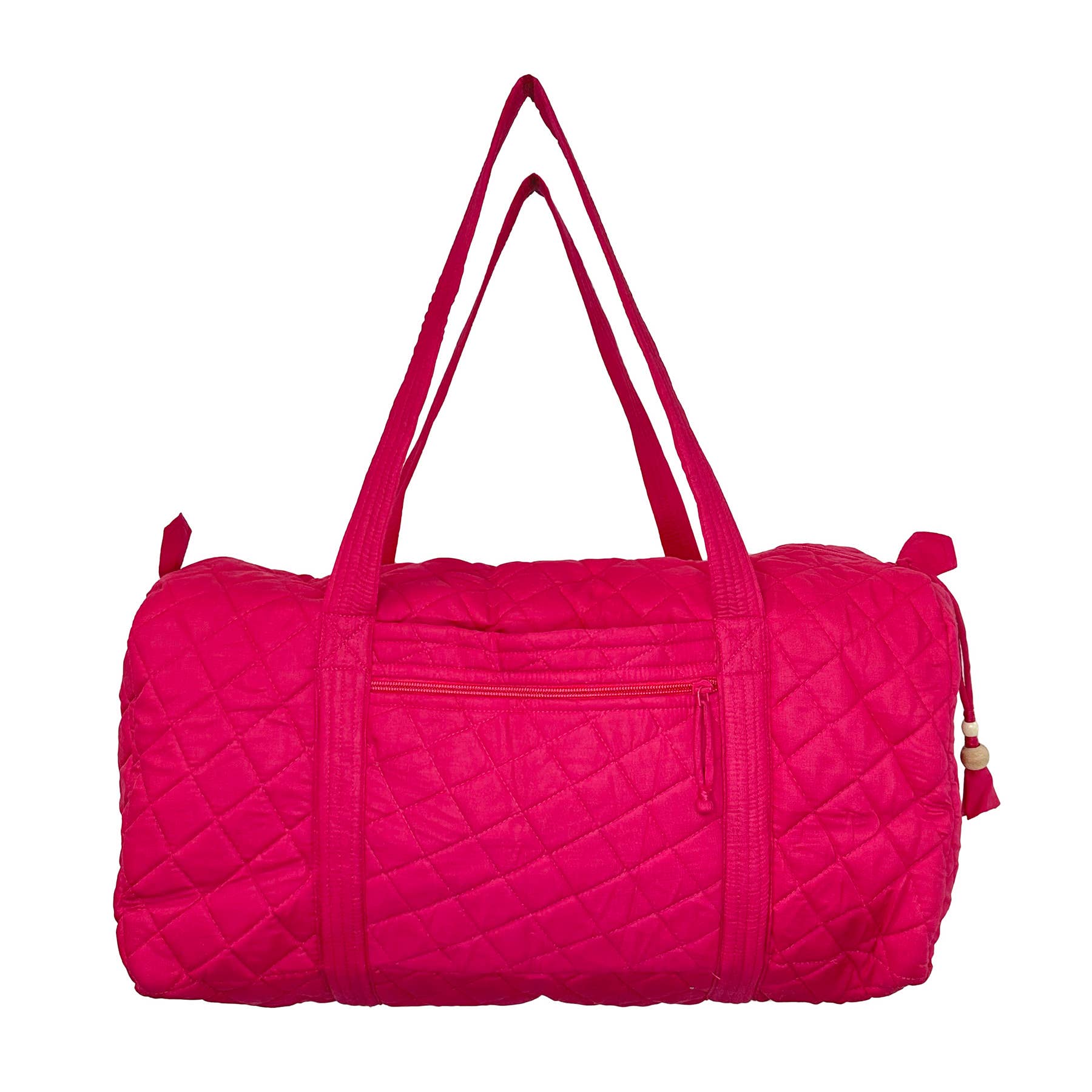 Aviva Collection - Quilted Solid Cotton Duffle Bag