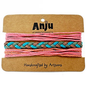 Weave & Wander Coral Reef Trio Bracelet Set