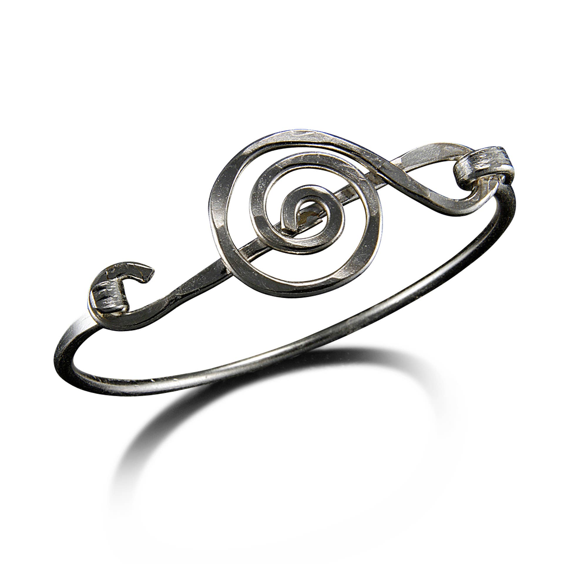 Silver Plated Bangle - Treble Clef