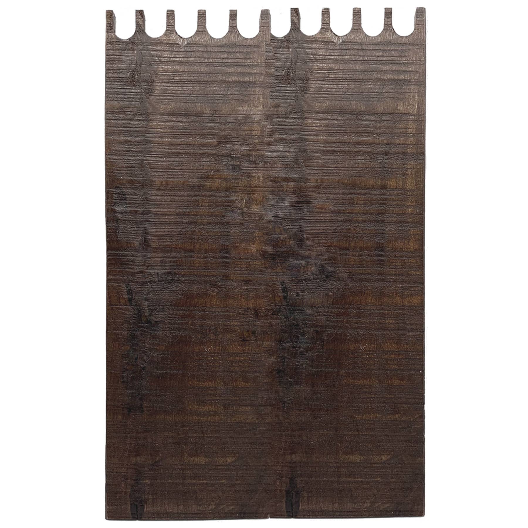 Wooden Necklace Display - Wide Multi Necklace Brown 20"