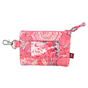 Peony Bloom ID Pouch - Block Printed Organic Cotton