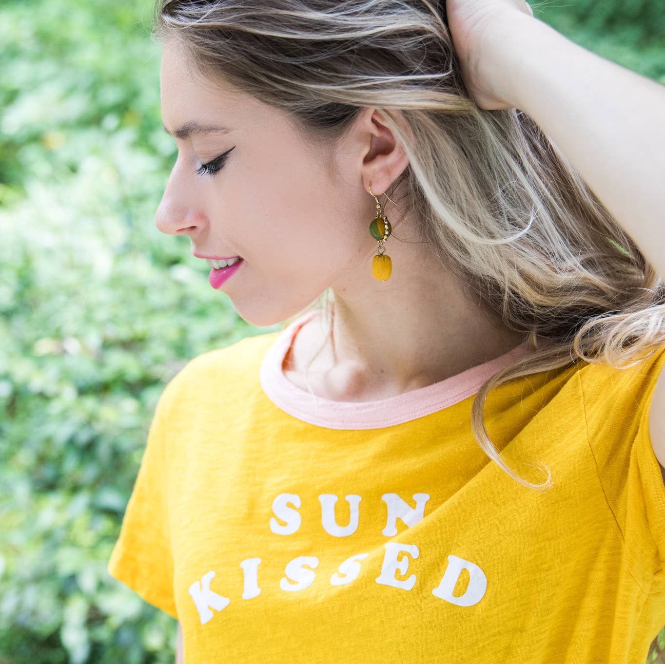 Aasha Oval Dangle Earrings