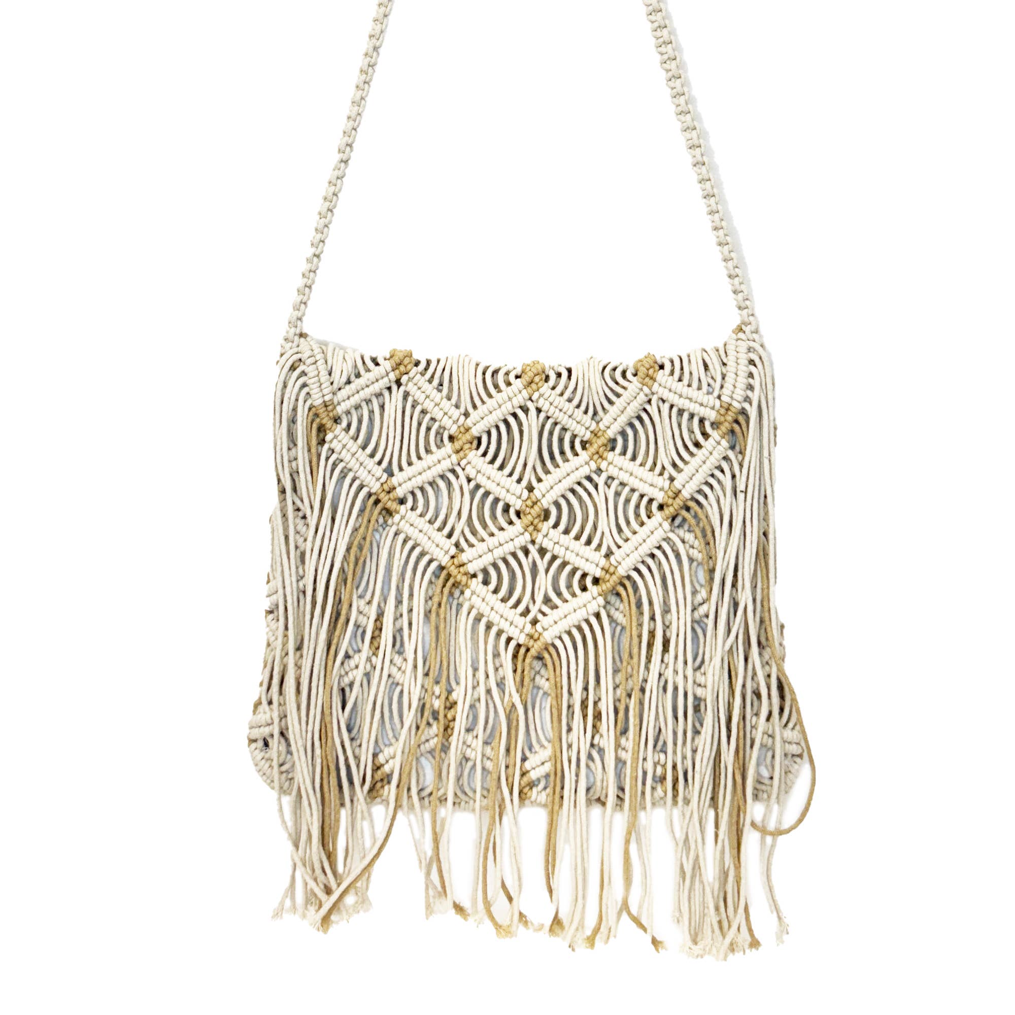 Elisa Macramé Envelope Crossbody Bag