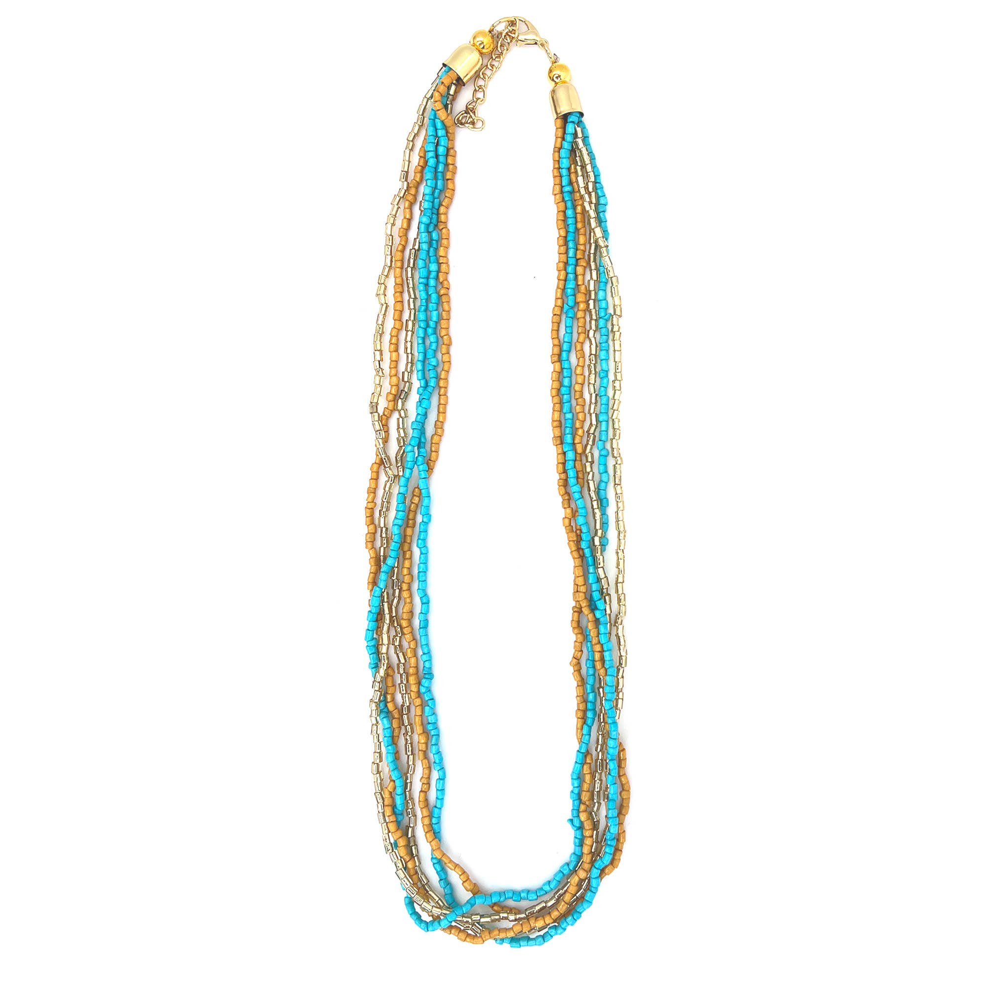 12 Seed Bead Necklace Pre-pack (No Display)