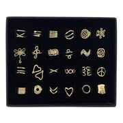 Gold Adjustable Rings Prepack - 24 Rings (No Display)