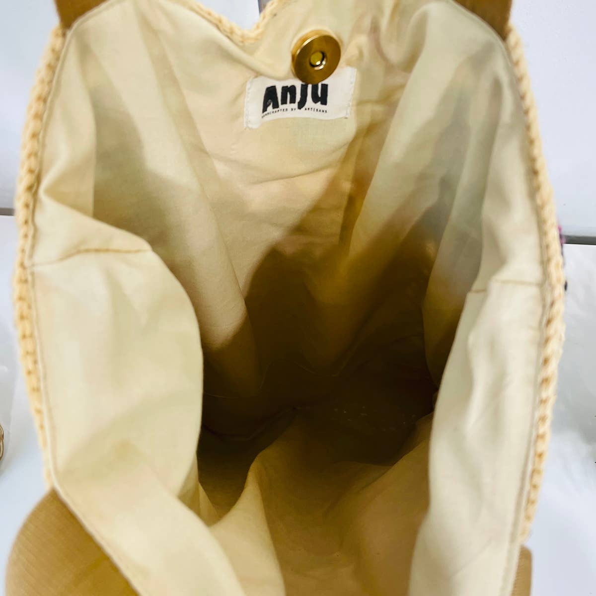 Nola Cotton Crochet and Raffia Shoulder Bags