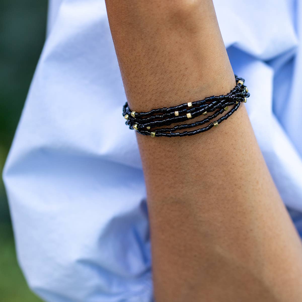 Seedbead Stretchy Bunch Bracelets - Multiple Color Styles