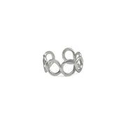 Silver Plated Adjustable Ring - Open Rings