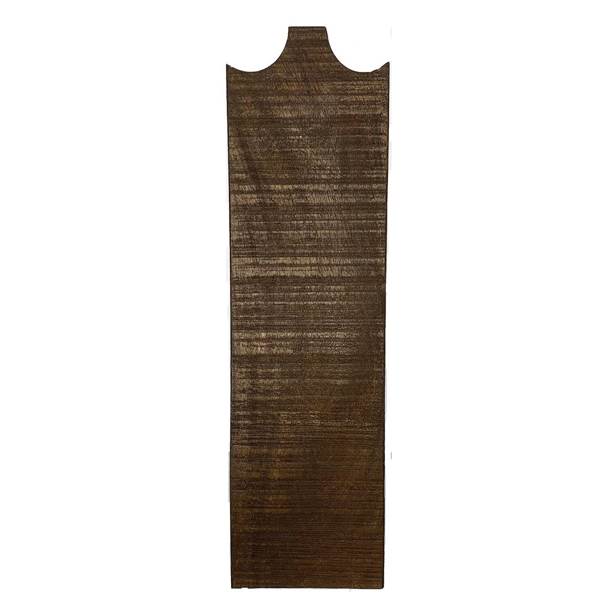 Wooden Necklace Display - Narrow Single Necklace Brown 20"