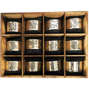 Silver Plated Adjustable Cuff Prepack 24 Bracelets and Tray